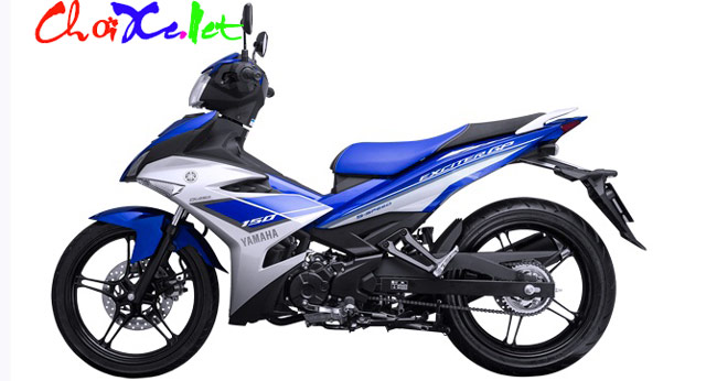 Xe máy Yamaha Exciter màu xanh huyền thoại
