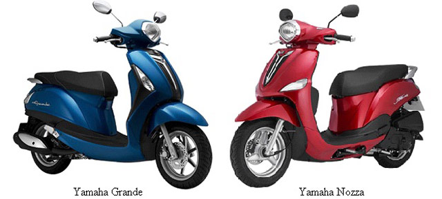 Các loại xe máy tay ga yamaha tiết kiệm xăng