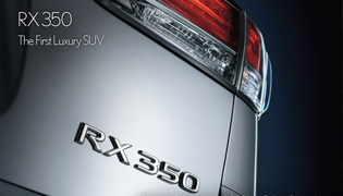 Bảng giá xe ô tô RX350 của Lexus