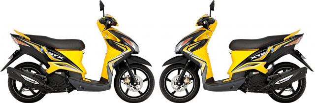 Xe máy Luvias màu vàng giá bao nhiêu?
