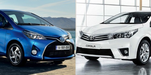 So sánh ô tô Tyota Corolla và Toyota Yaris 2015