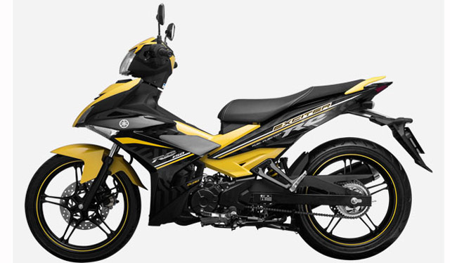 Xe Yamaha Exciter màu vàng phun xăng điện tử