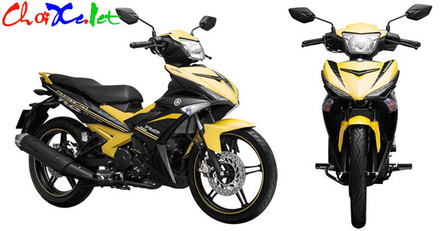 Xe Yamaha Exciter màu vàng phun xăng điện tử