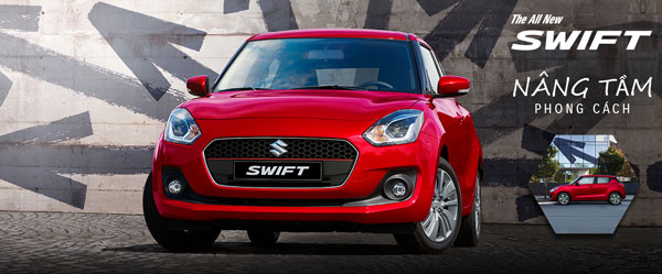 Bảng giá xe ô tô Swift của Suzuki