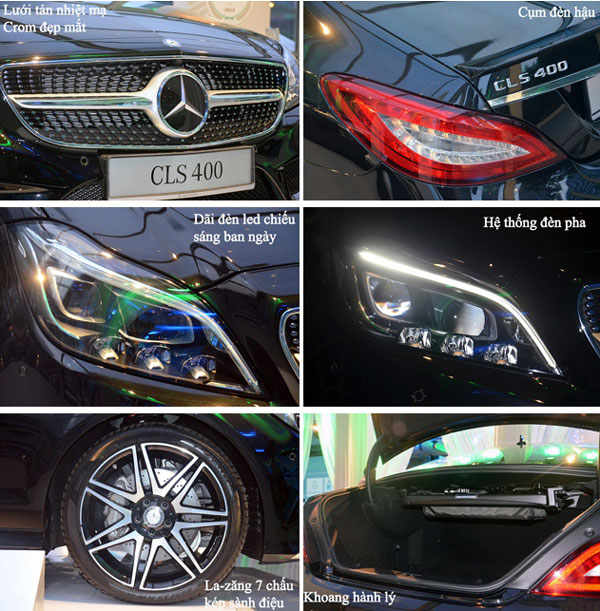 Bảng giá xe ô tô Mercedes CLS 400 của Mercedes Benz