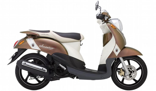 Yamaha Mio Classico trang bị lốp không săm và màu sắc mới